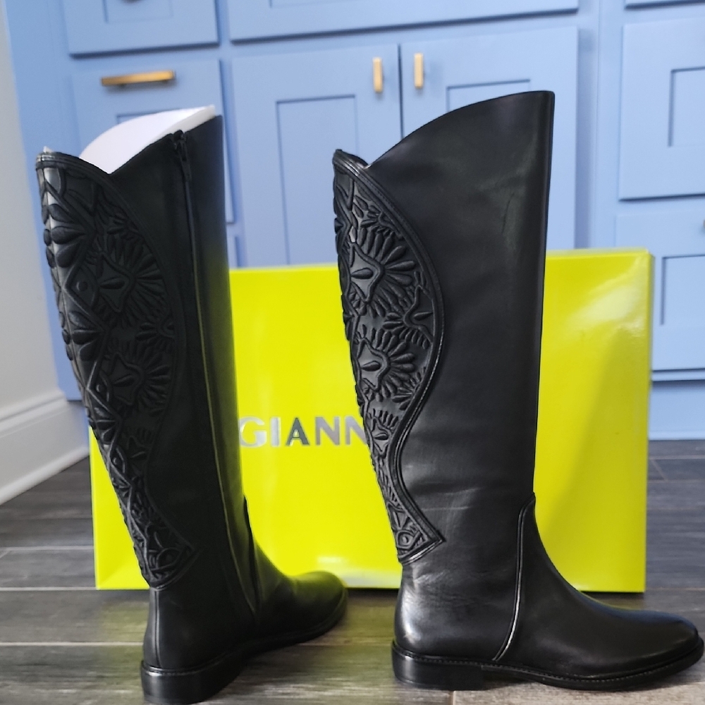Gianni Bini Black Over the Knee Boots